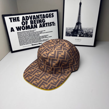 Fendi FF Cotton Baseball Cap