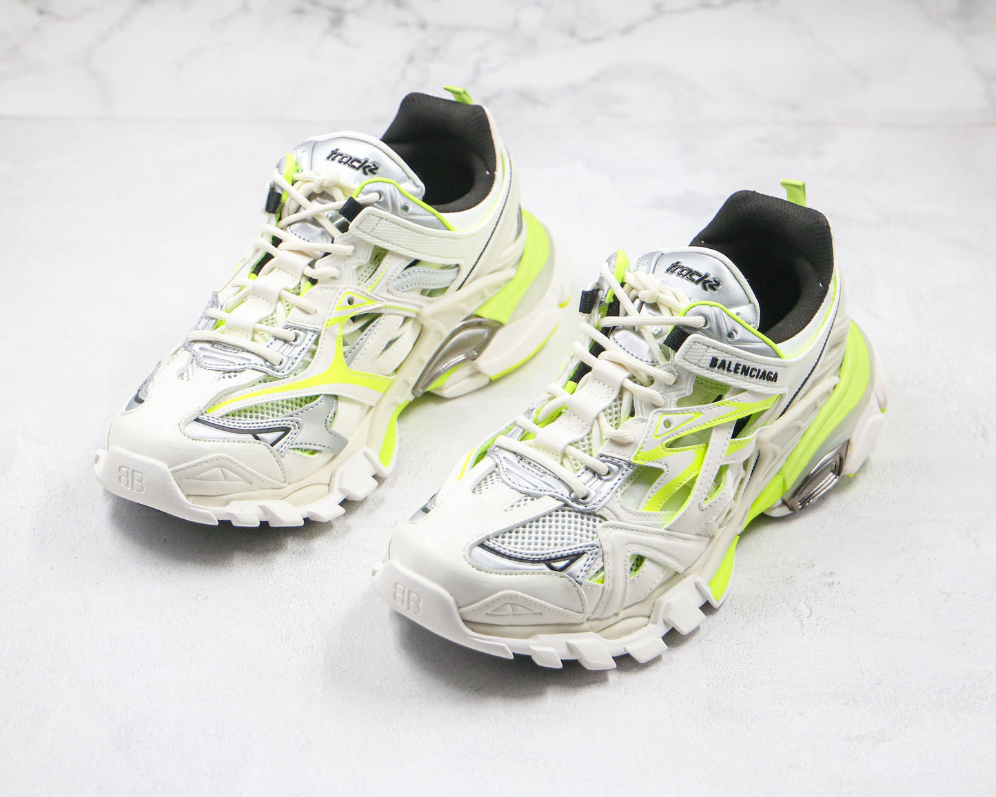 Balenciaga Track 2.0 "White-Fluo Yellow"