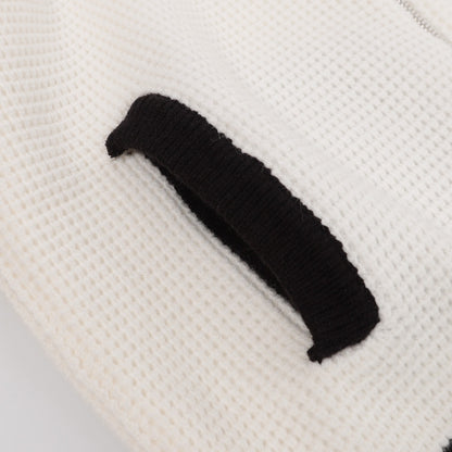 Gucci Zip-Up Sweater "White-Red-Black"