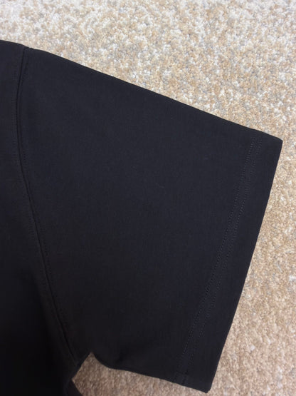 Dior CD Icon T-Shirt "Black Cotton Jersey"