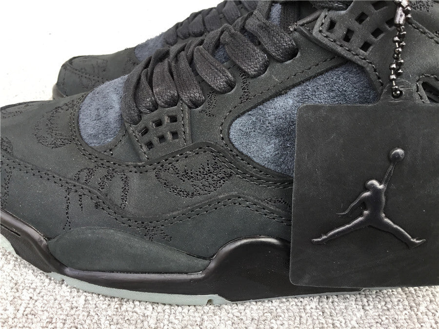 Kaws x Air Jordan 4 Retro "Black"