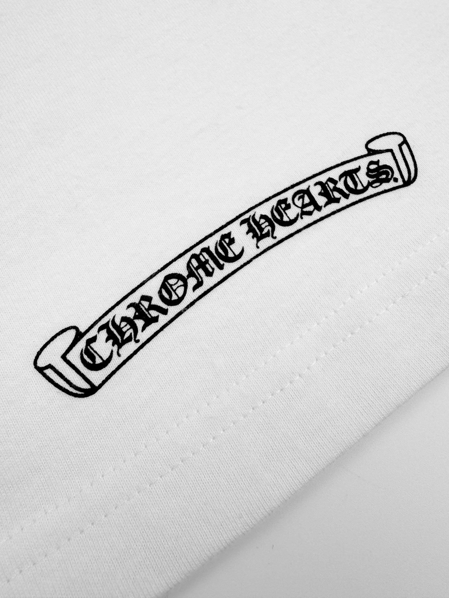 Chrome Hearts Neck Logo T-Shirt "White"