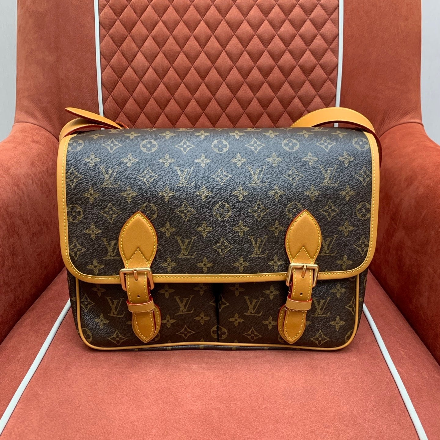 Louis Vuitton Satchel Messenger Bag