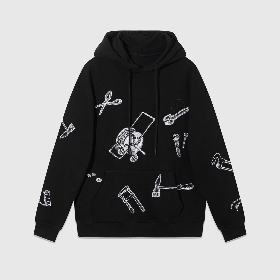 Louis Vuitton Multi-Tools Hoodie "Black-White"