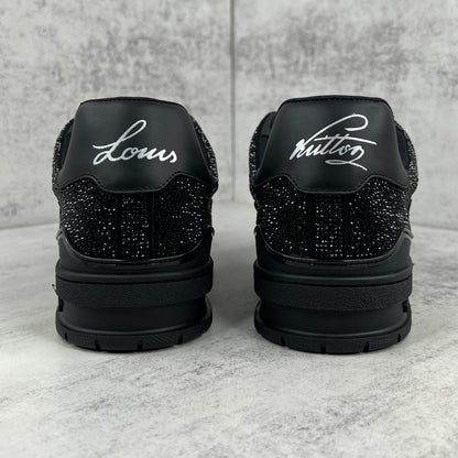 Louis Vuitton Trainers "Black" Crystal