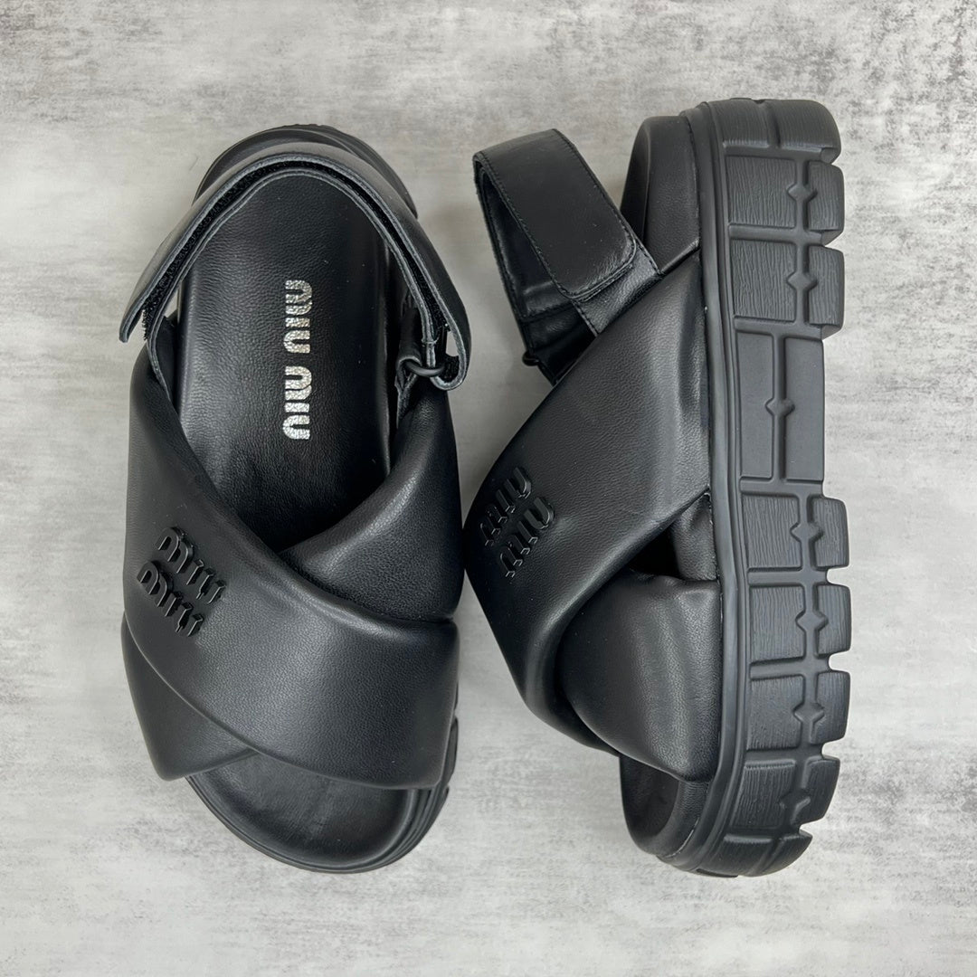 Miu Miu Sandals "Black"