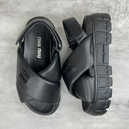 Miu Miu Sandals "Black"