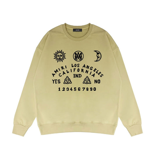 Amiri Ouija Board Sweatshirt "Beige-Black"