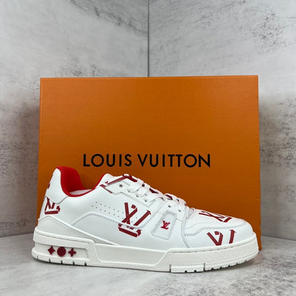 Louis Vuitton Trainers "White-Red Recycled"