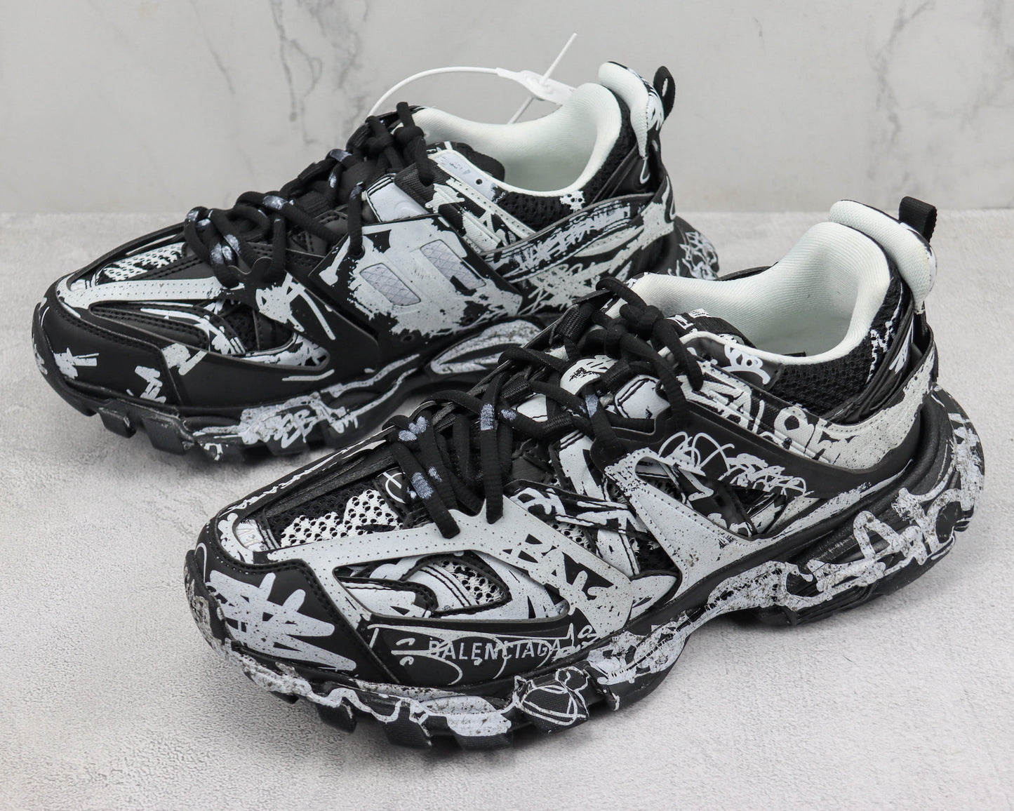 Balenciaga Track "Black-White-Graffiti"