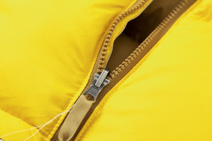 The North Face Nuptse 700 Down Vest "Yellow-Brown"