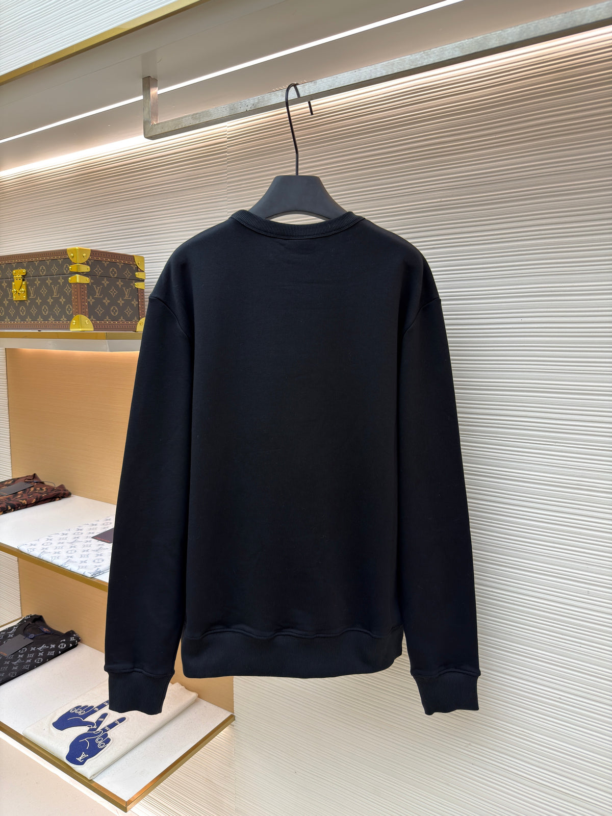 Dior Médaillon Sweatshirt "Black Cotton Fleece"