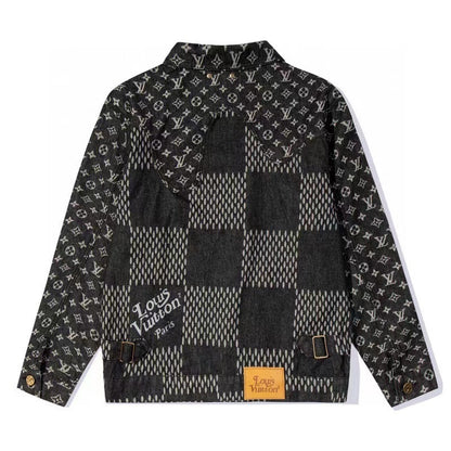 Louis Vuitton x Nigo Giant Damier Waves MNGM Denim Jacket