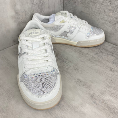 Fendi Match "White-Beige" Crystals