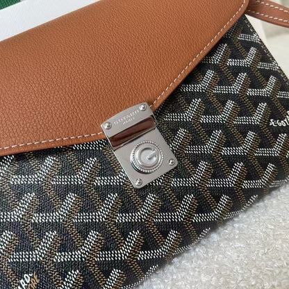 Goyard Goyardine Calfskin Chypre Wallet Pouch