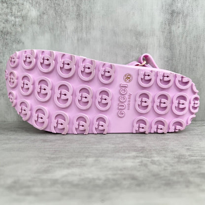 Gucci Horsebit Sandals "Lavander-Cream"