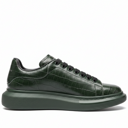 Alexander McQueen Oversized "Deep Green Croc"