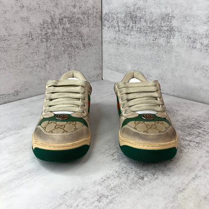 Gucci Screener "Distressed Beige-Green"