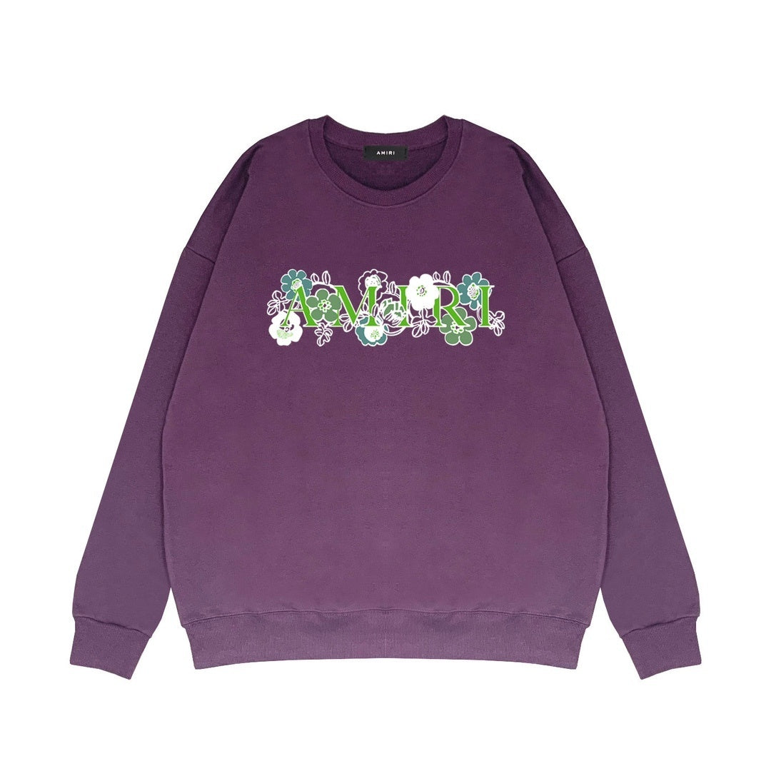 Amiri Floral Sweatshirt "Purple"