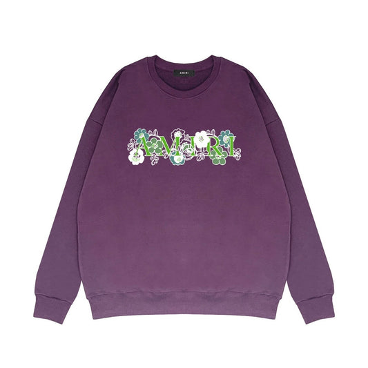 Amiri Floral Sweatshirt "Purple"
