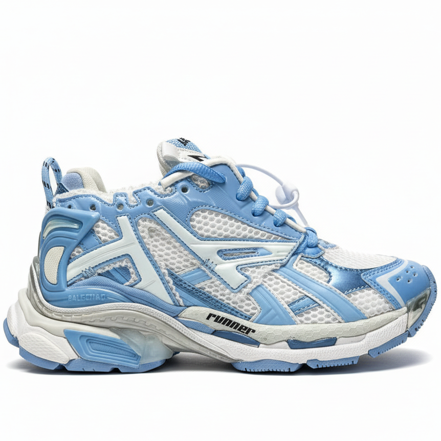 Balenciaga Runner "Light Blue-White"