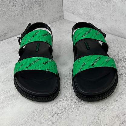 Balenciaga Sandals "Black-Green"