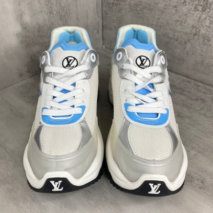 Louis Vuitton Run 55 "White-Silver-Blue"