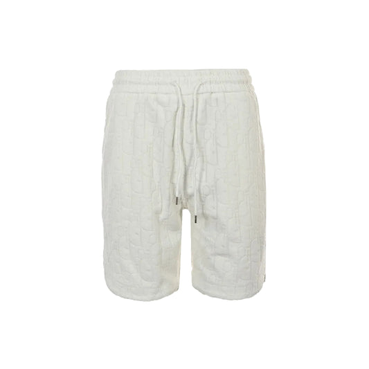 Dior Monogram Jacquard Toweling Shorts "White"