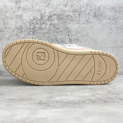 Fendi Match High-Top "White-Pink" Crystals