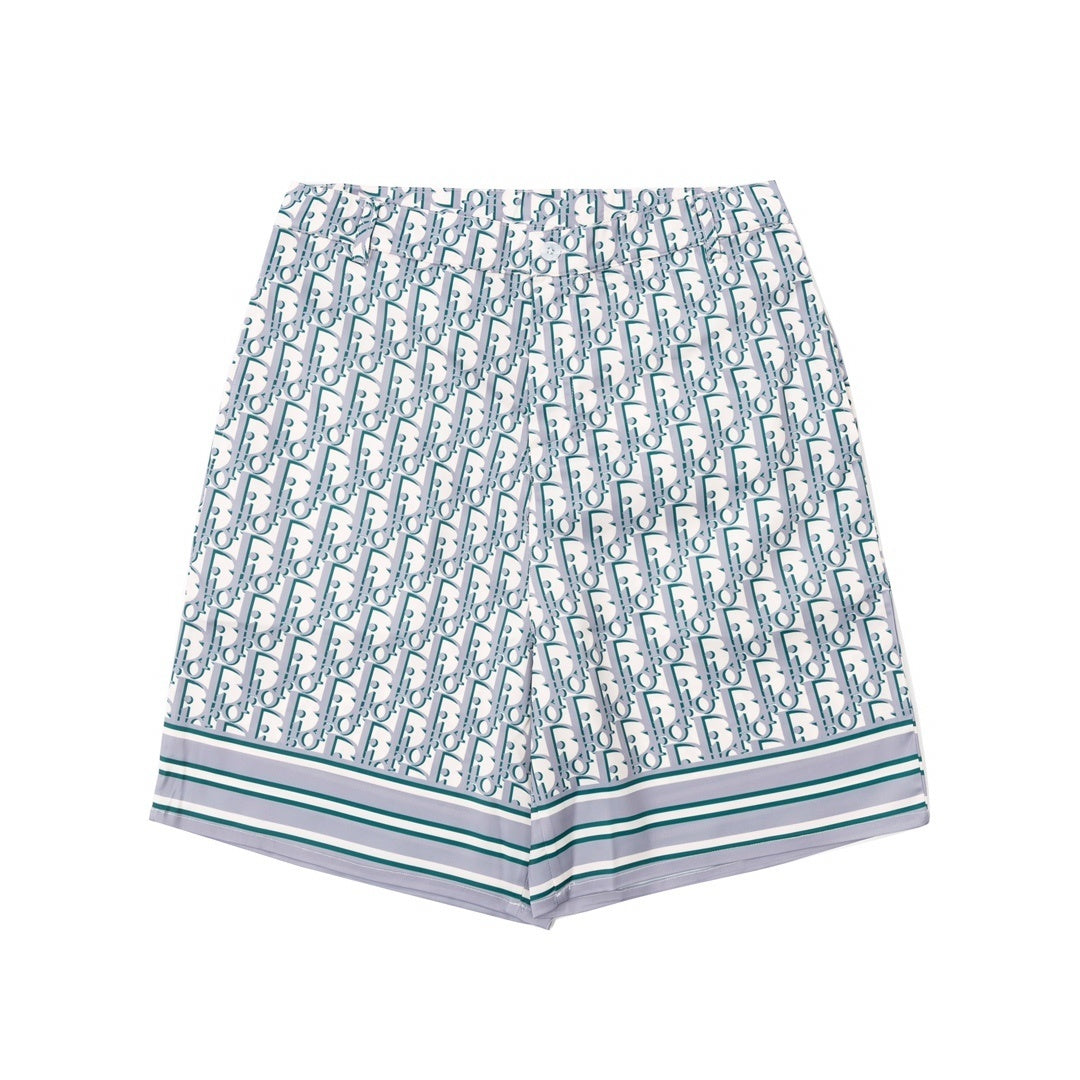 Dior Oblique Shorts "White-Multicolour"
