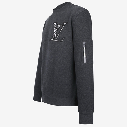 Louis Vuitton LV Monogram Sweatshirt "Grey"