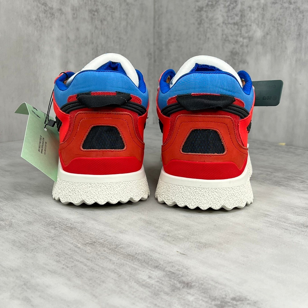 Off-White Sponge Mid "Red-Black-Blue"