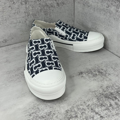 Burberry Slip-On "Grey-White Monogram"