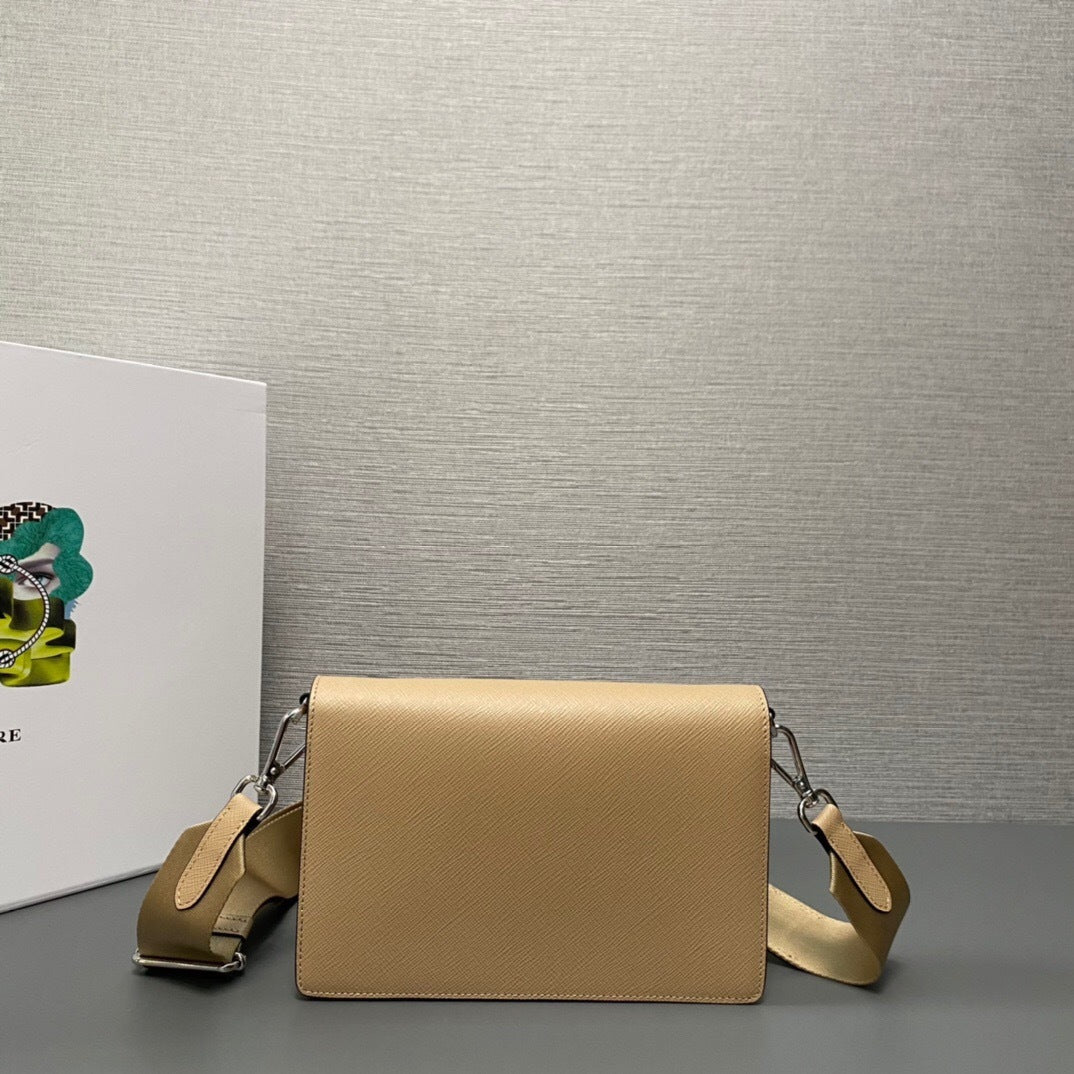Prada Saffiano Leather Mini Envelope Bag