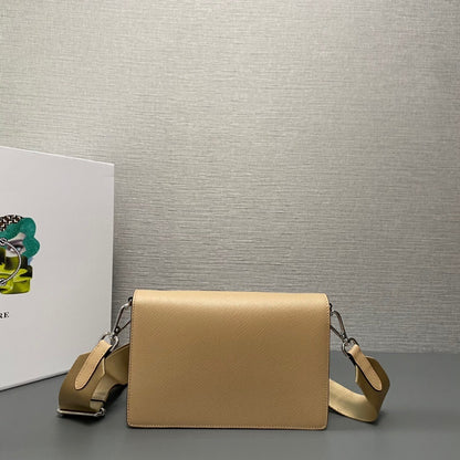 Prada Saffiano Leather Mini Envelope Bag