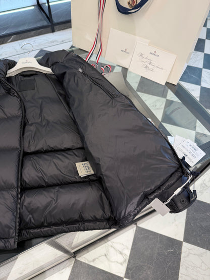 Moncler Levitha Hooded Short Down Jacket "Black"