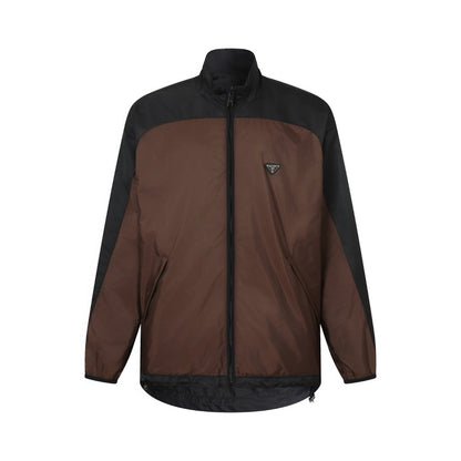 Prada Re-Nylon Reversible Jacket "Cocoa Brown-Black"