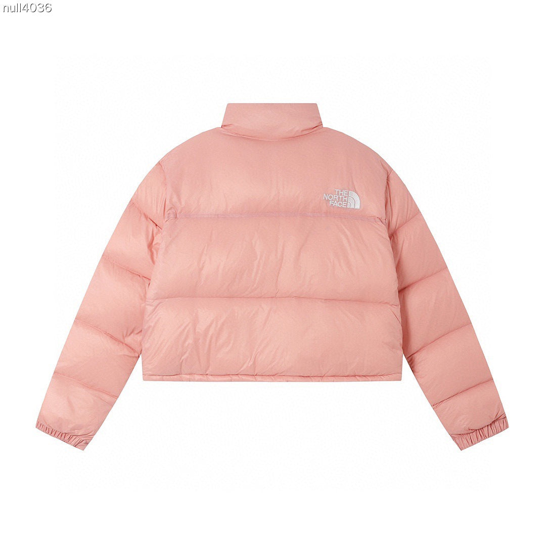 The North Face Nuptse Short Down Jacket "Peach Pink"