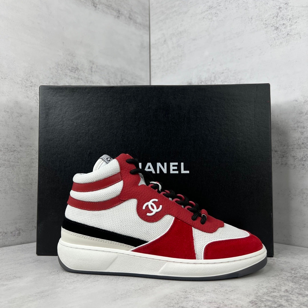 Chanel 22P High-Top "White-Red"