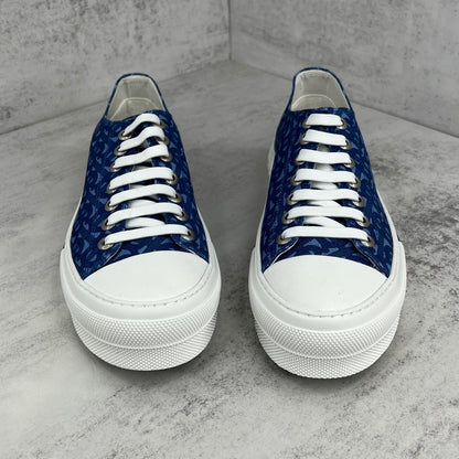 Burberry Gabardine "Blue Monogram"