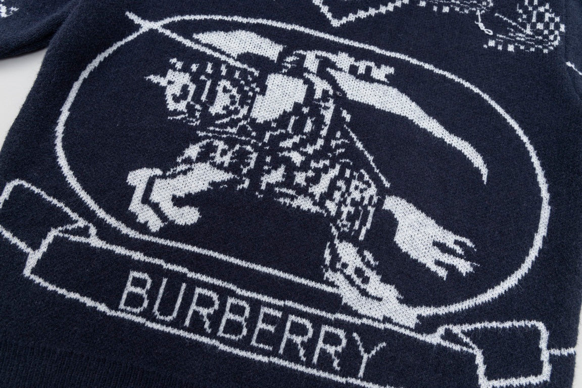 Burberry Knight Sweater "Navy Blue"