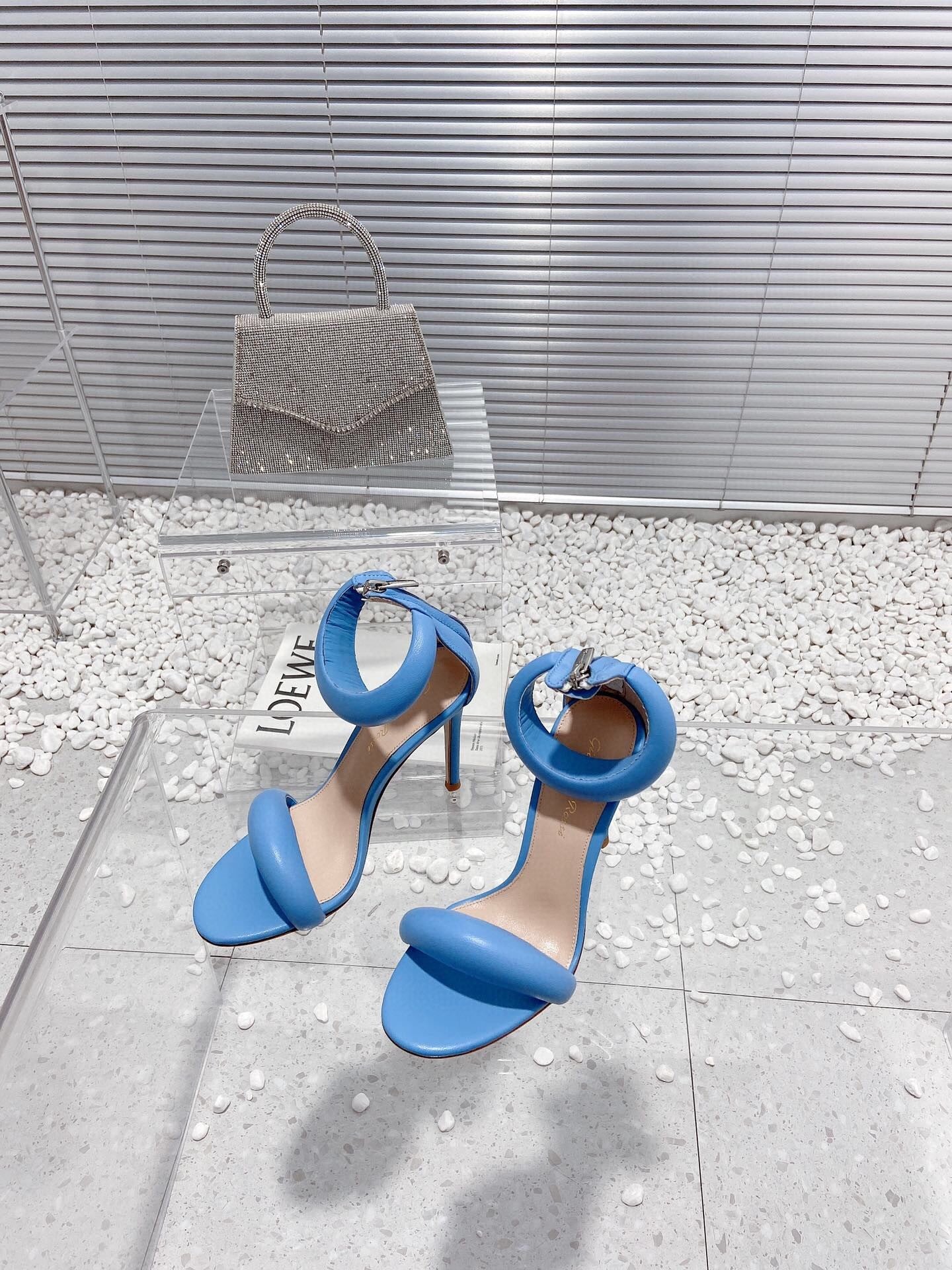 Gianvito Rossi Bijoux High Heels 100mm "Blue"