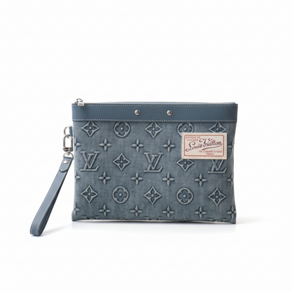 Louis Vuitton Pochette To Go "Monogram Washed Denim"