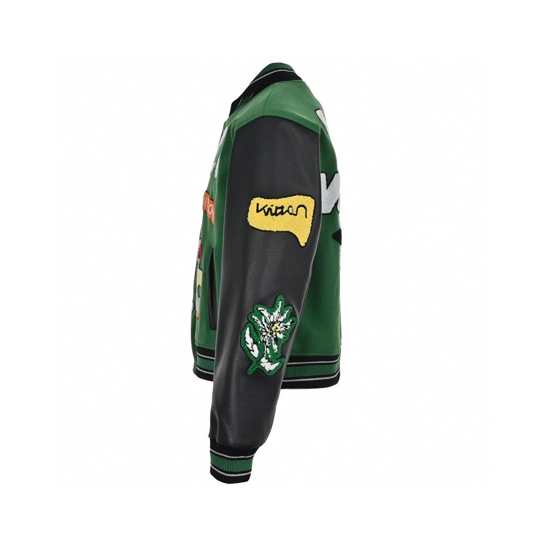Louis Vuitton Varsity Bomber Jacket "Green"