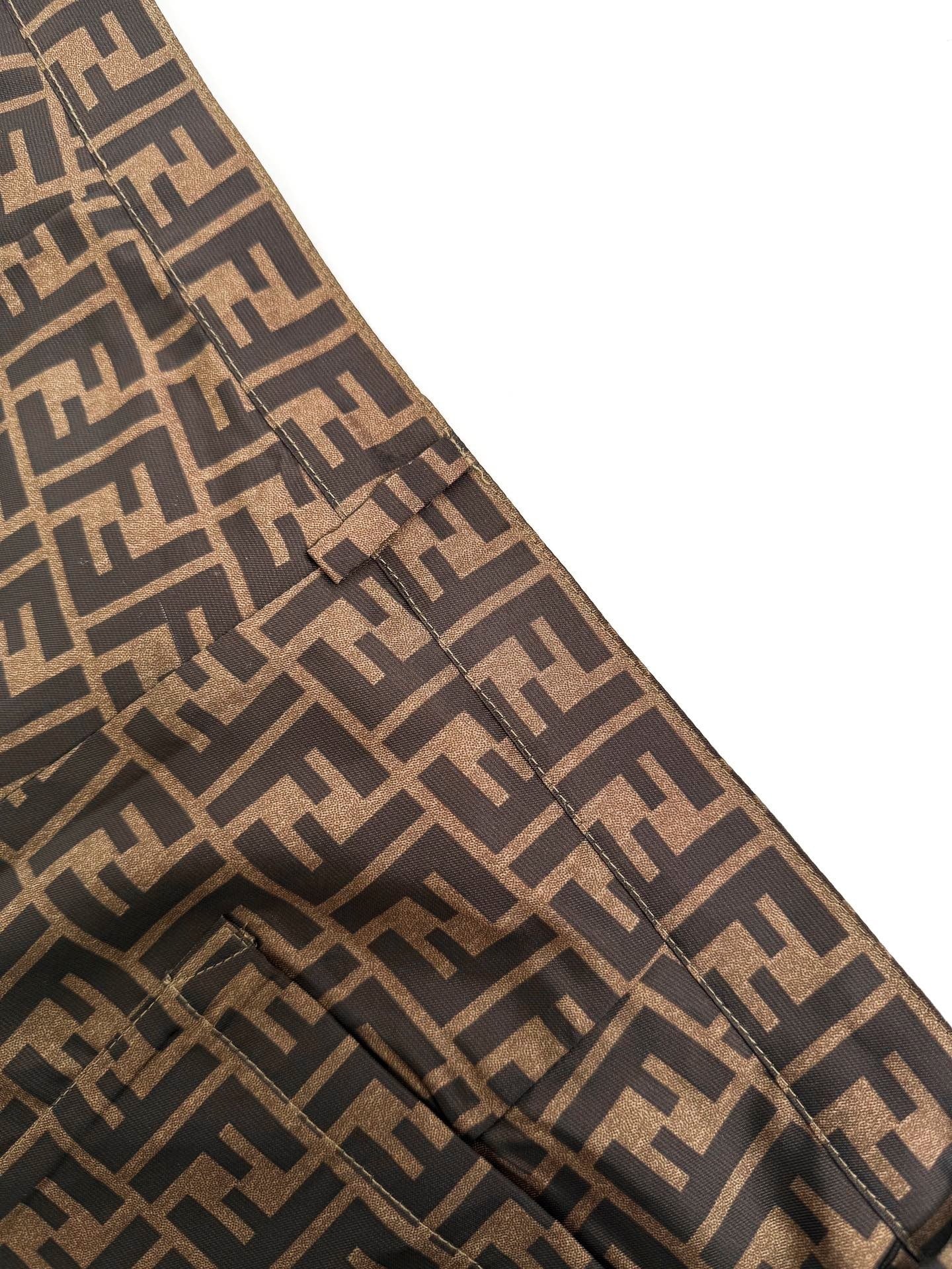 Fendi FF Monogram Shorts "Beige"
