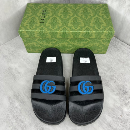 Gucci Slides "Black-Blue"
