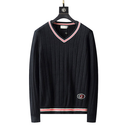 Gucci V-Neck Sweater "Black"