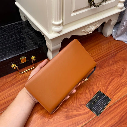 Gucci Smooth Calfskin Zip Around Wallet
