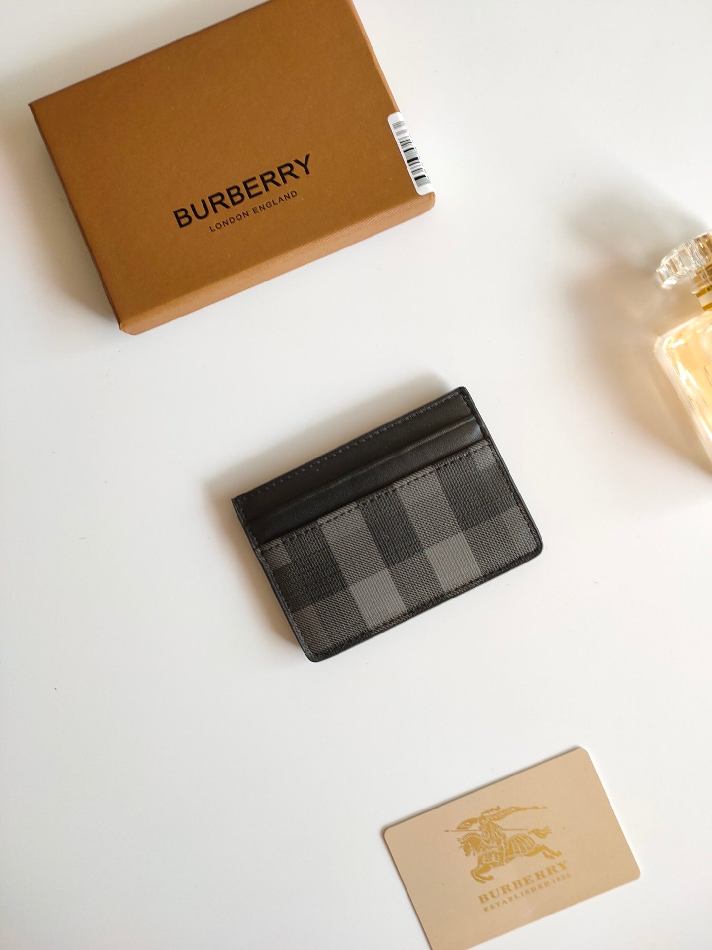 Burberry Check Card Case