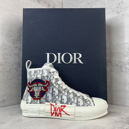Dior B23 High "White Ox Head Embroidery"